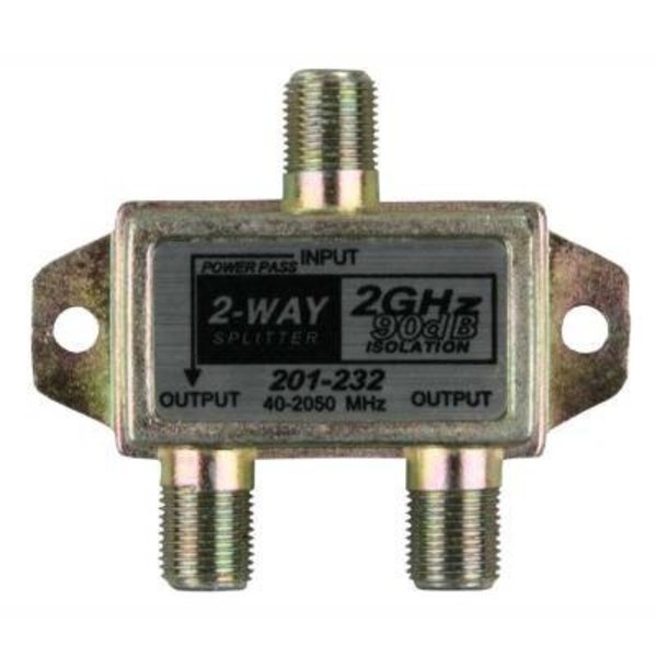 Jr Products 2-WAY 2 GHZ HD/SATELLITE LINE SPLITTER 47355